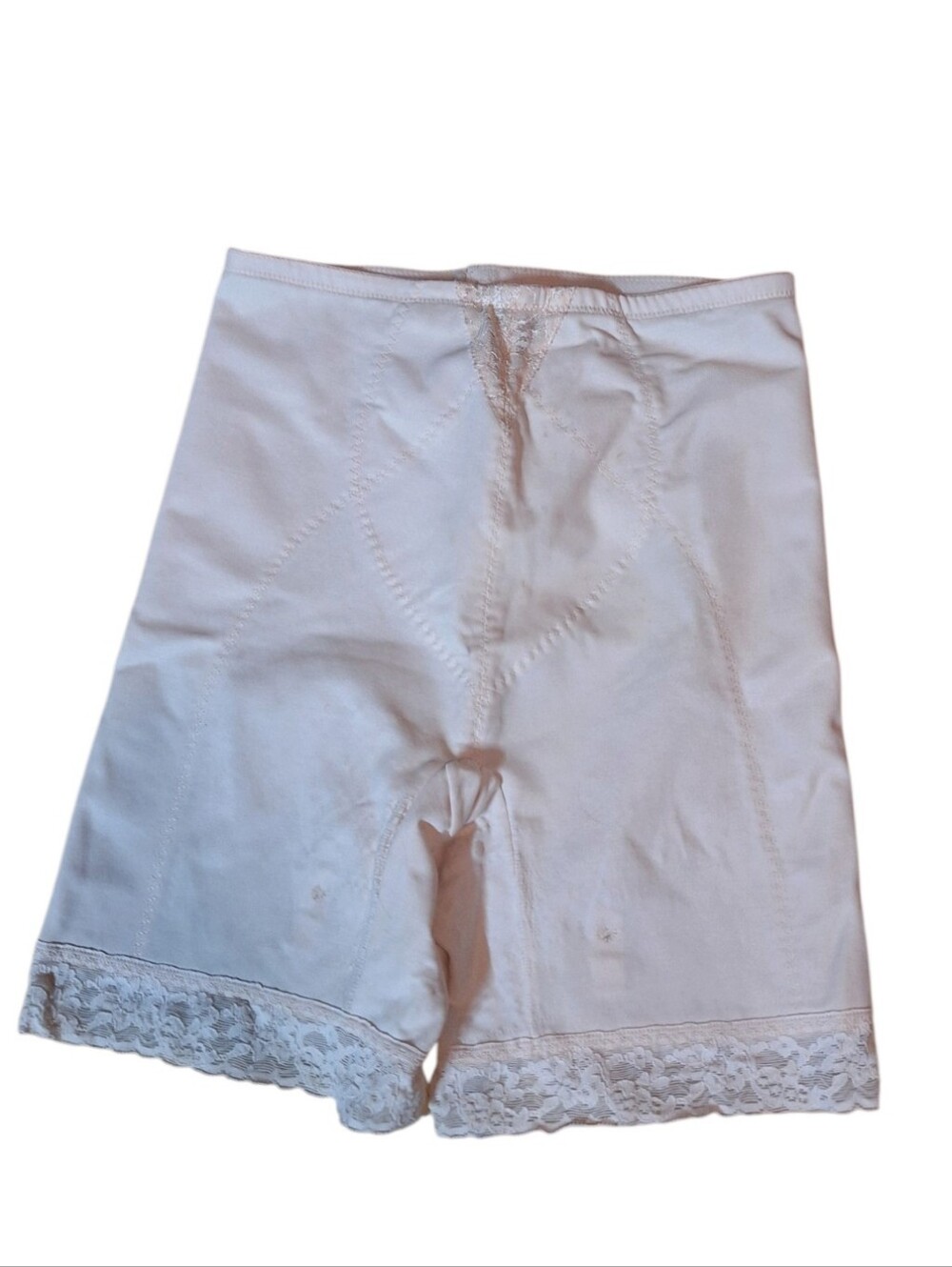 Vintage Classiques by Smoothie Ladies XL Lace Trim GIRDLE Slimming made in USA